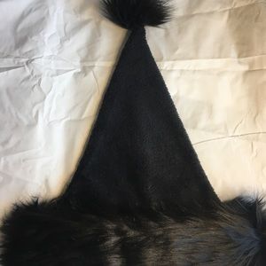 All black Christmas Hat
